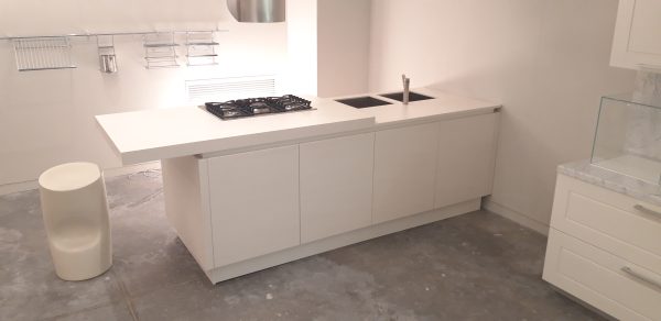Composizione cucina ad isola Euromobil Filo Tabula - immagine 8