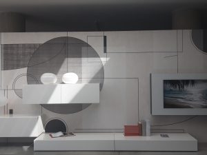 Composizione Acerbis New Concept Bianco Lucido
