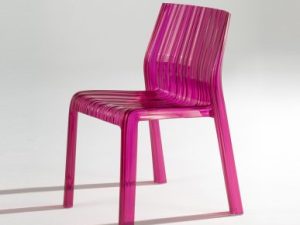 Sedia Kartell modello Frilly colore Fucsia
