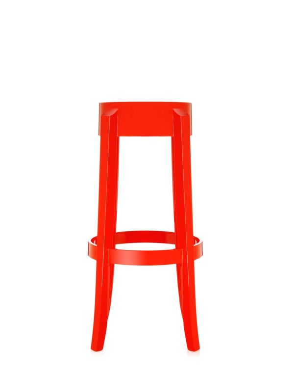 Sgabello Kartell Charles Ghost Medio Rosso