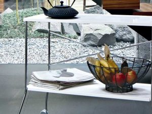 Carrello pieghevole Kartell Flip Bianco
