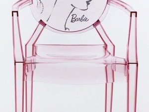 Poltroncina Kartell Louis Ghost Barbie