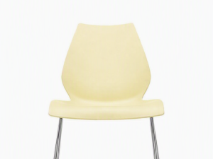 Set di n. 4 sedie Kartell Maui Giallo Latte