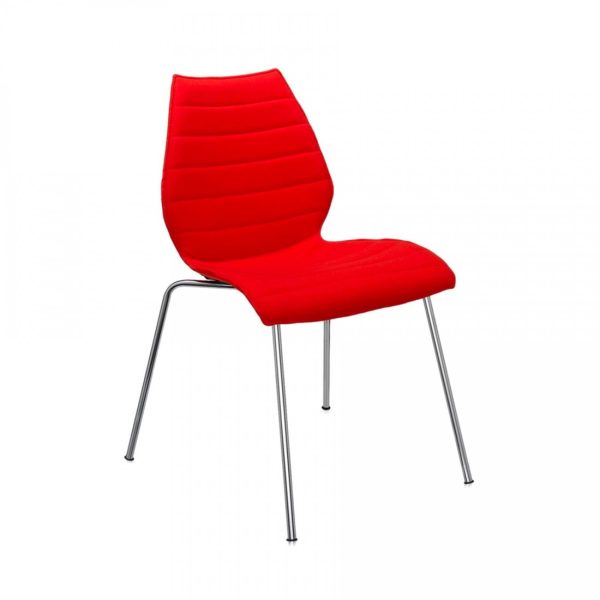 Set n. 2 sedie Kartell Maui Soft Trevira Rosso