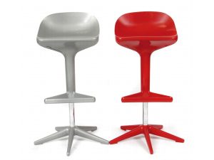 Sgabello Kartell Spoon color Alluminio