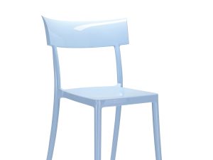 Sedia Kartell Catwalk Azzurro Lucido