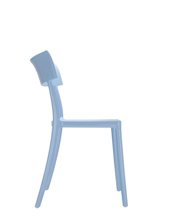 Sedia Kartell Catwalk Azzurro Lucido - immagine 2