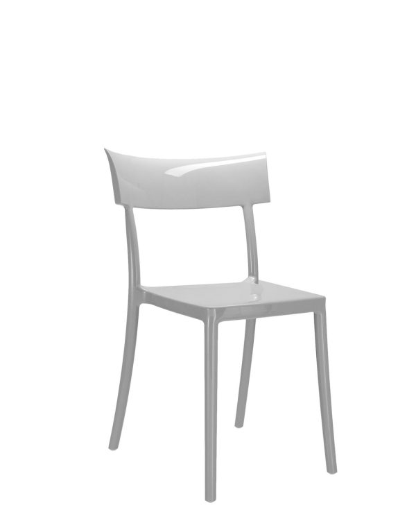 Sedia Kartell Catwalk Grigio Lucido