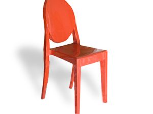 Sedia Kartell Victoria Ghost Rosso Lucido