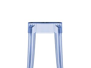 Sgabello Kartell Charles Ghost Basso Azzurro