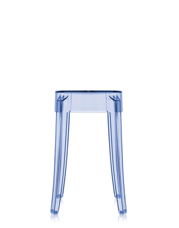 Sgabello Kartell Charles Ghost Basso Azzurro