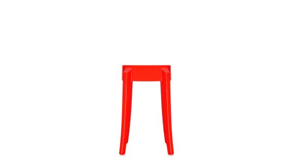 Sgabello Kartell Charles Ghost Basso Rosso