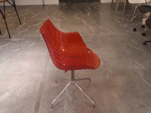 Set di n. 2 poltroncine Driade Meridiana rosse