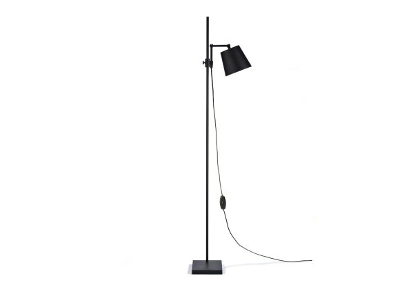 Lampada da terra Cassina Karakter modello Lab Light Floor Nero