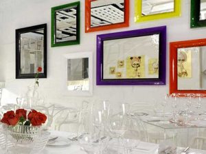Specchio Kartell Francois Ghost Piccolo Giallo Trasparente