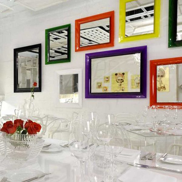 Specchio Kartell Francois Ghost Piccolo Giallo Trasparente